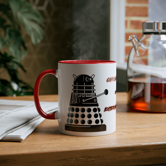 Doctor Who Dalek CAFFEINATE Mug No.14