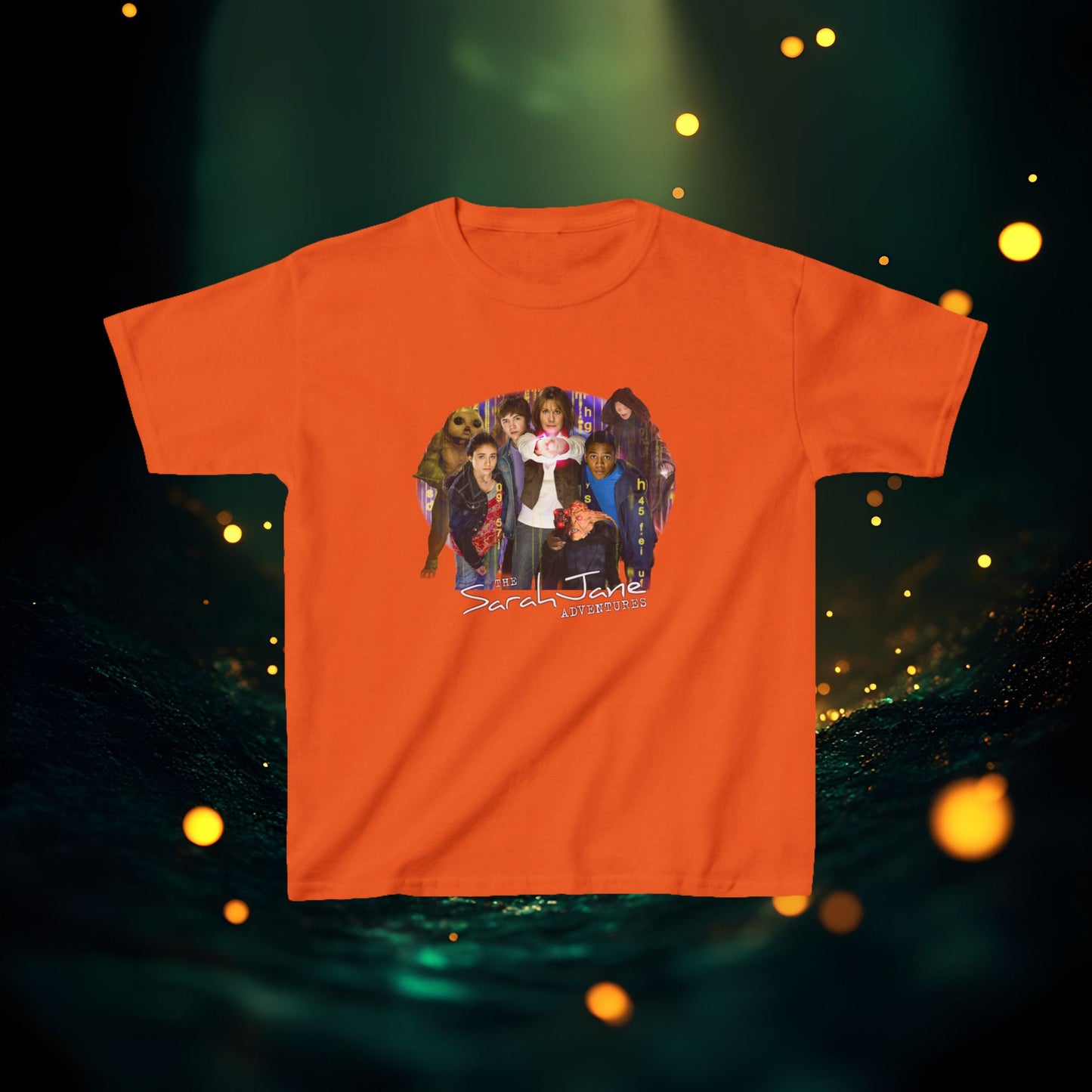 "The Sarah Jane Adventures" Original Gang - Kids Heavy Cotton T-shirt