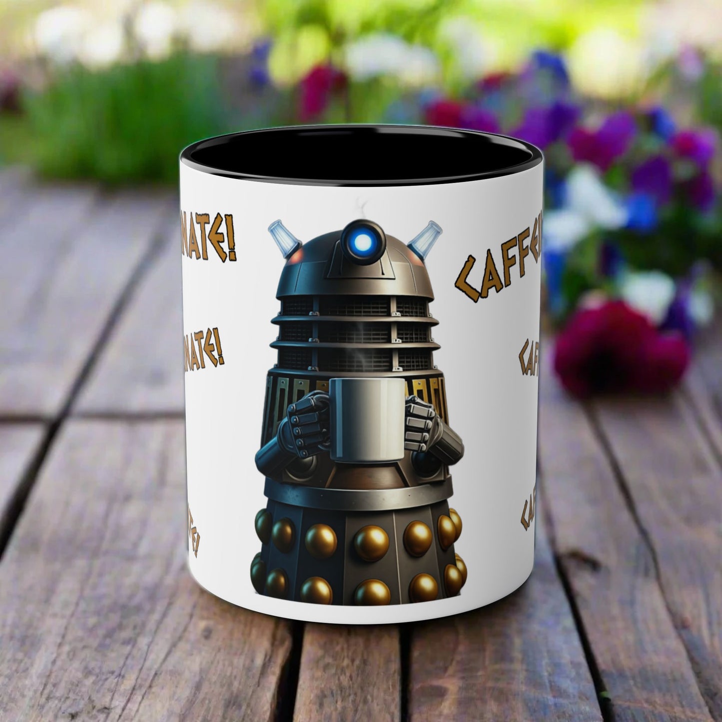 Dalek No.5 CAFFEINATE! Coffee Mug Collection.