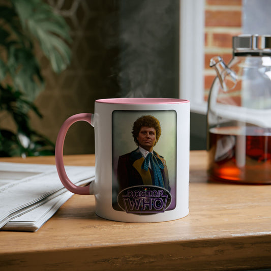 Doctor Who 6th Doctor Logo Mug — Colin Baker