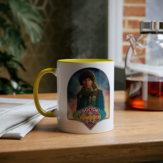 Doctor Who 4th Doctor Logo Mug — Tom Baker