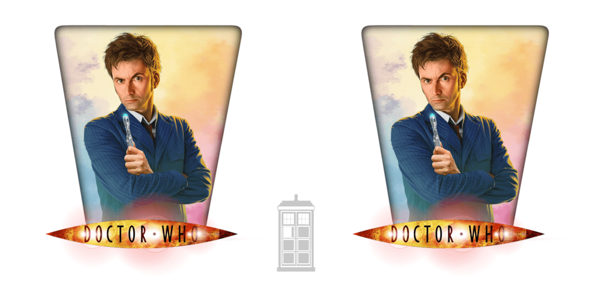 10th & 14th Doctor (David Tennant) and Doctor Who logo mug. - Mug