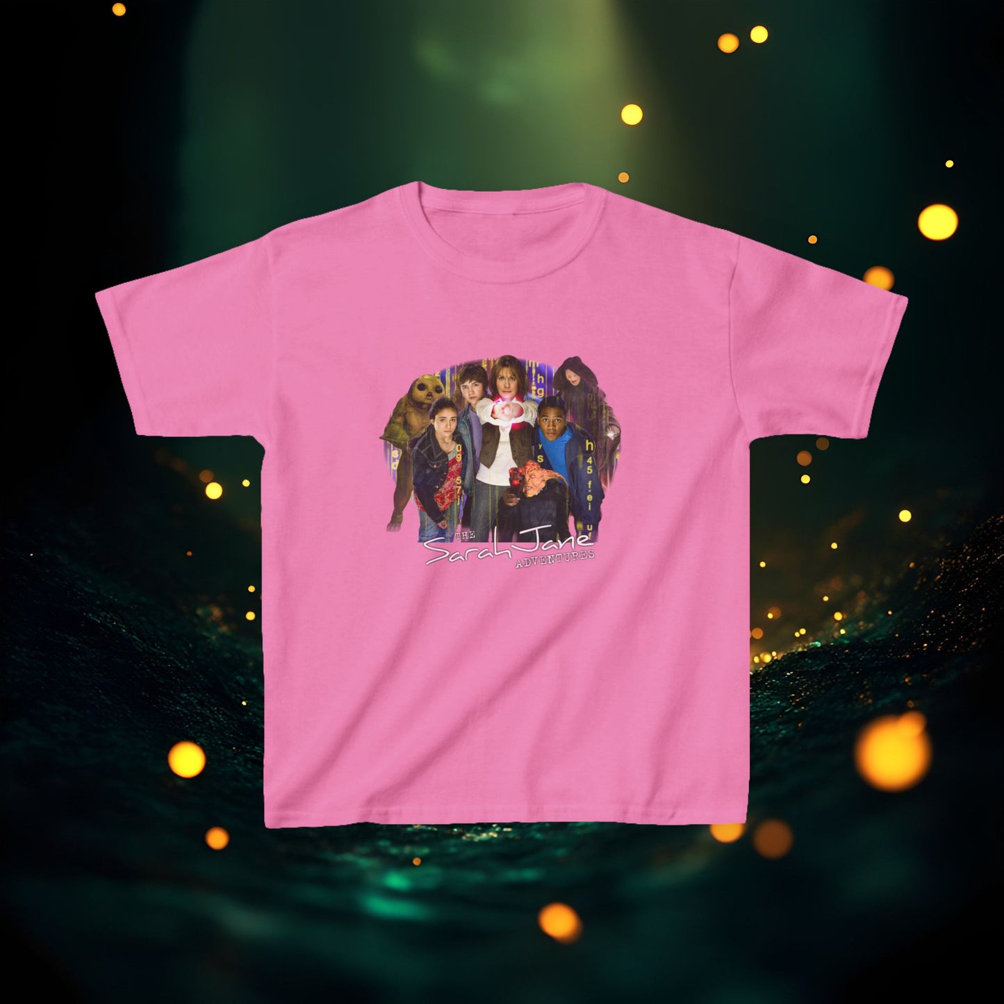 "The Sarah Jane Adventures" Original Gang - Kids Heavy Cotton T-shirt