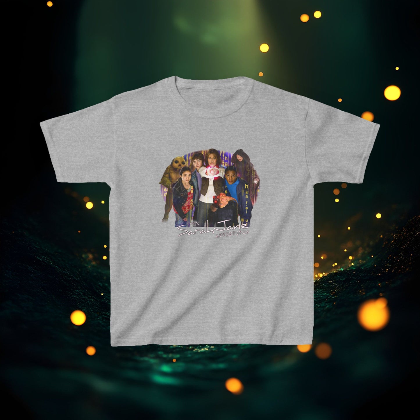 "The Sarah Jane Adventures" Original Gang - Kids Heavy Cotton T-shirt