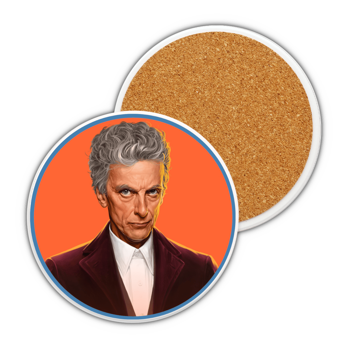 12th Doctor Ceramic Coaster Collection - soapbox169 - A Little Gift Shop