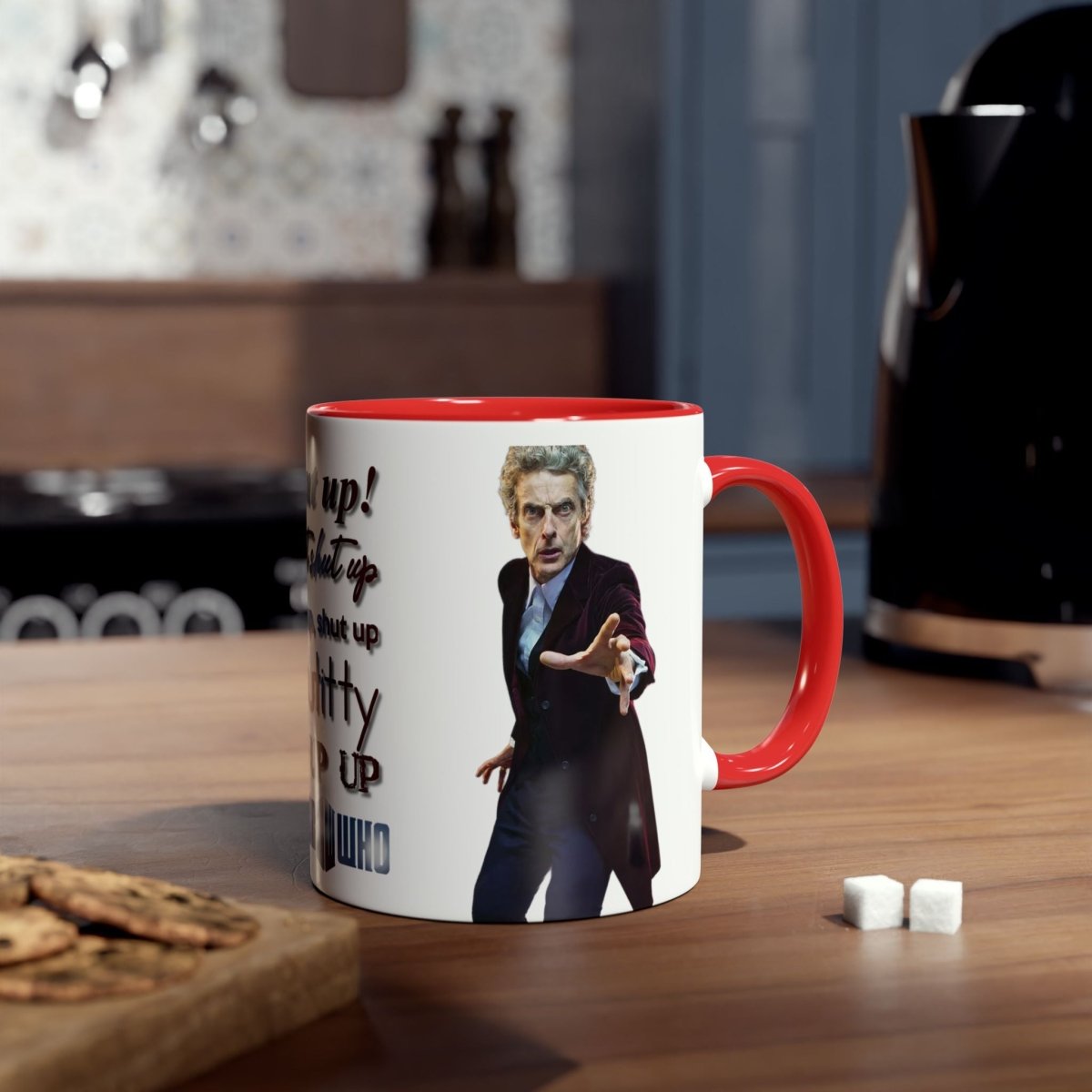 12th Doctor - Shut up! Just shut up shut up shut up Shutitty up up up - mug - Mug