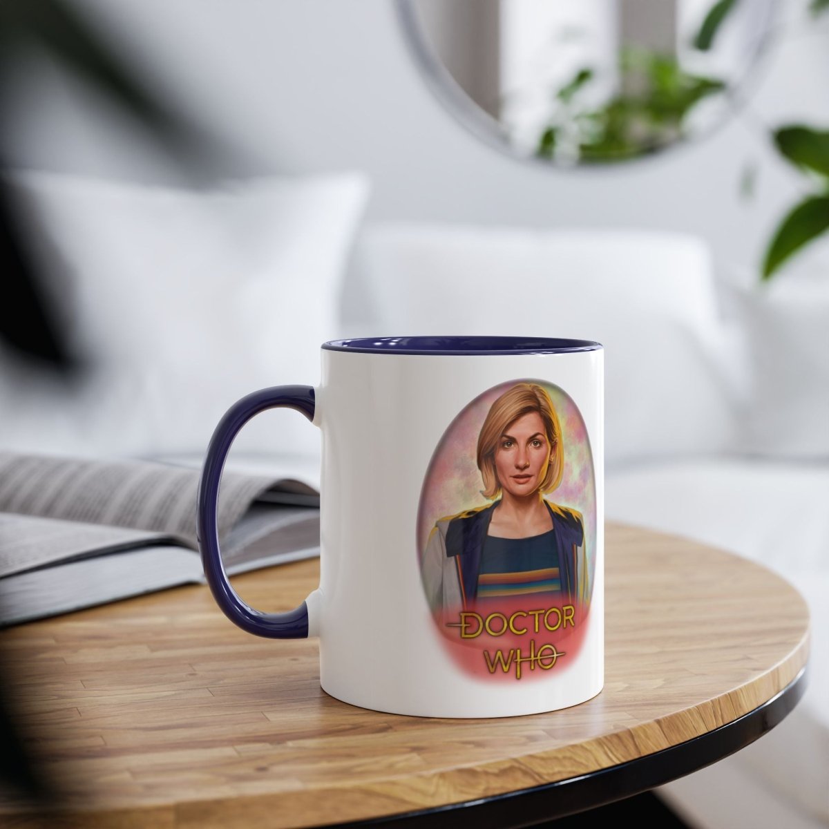 13th Doctor (Jodie Whittaker) and Doctor Who logo mug. - soapbox169 - A Little Gift Shop