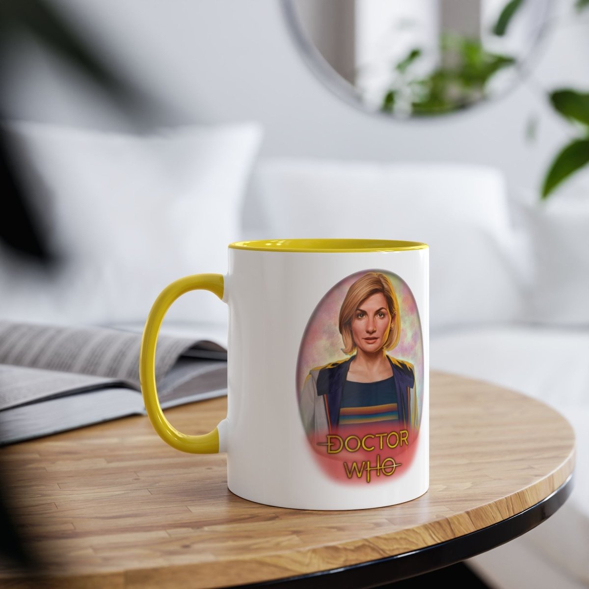 13th Doctor (Jodie Whittaker) and Doctor Who logo mug. - soapbox169 - A Little Gift Shop