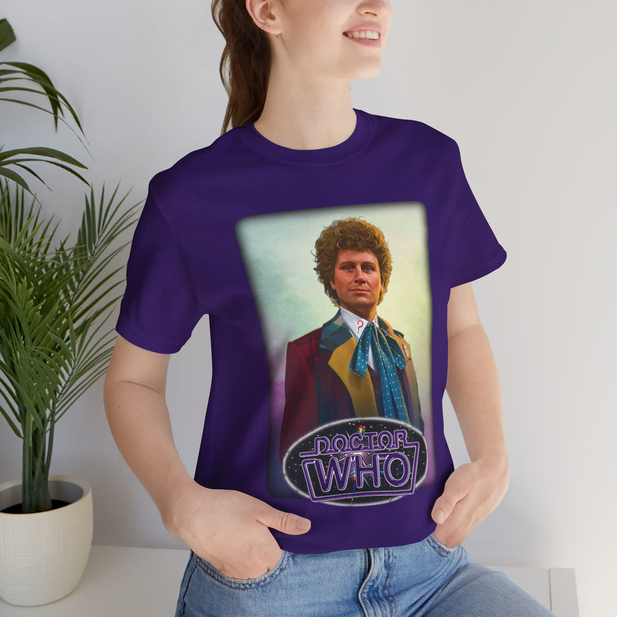 Doctor Who 6th Doctor Logo T-shirt — Colin Baker