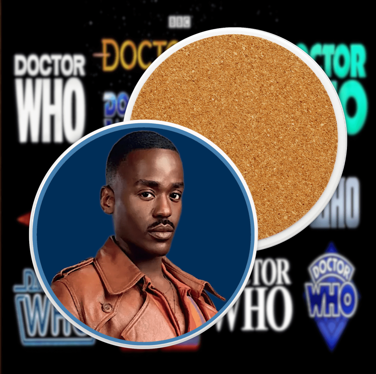 15th Doctor Ceramic Coaster Collection - soapbox169 - A Little Gift Shop