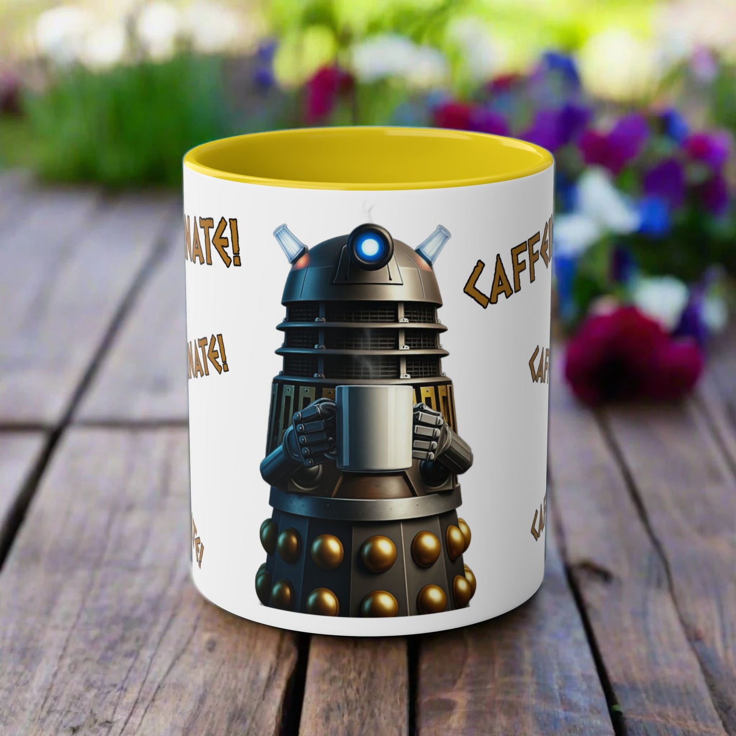 Dalek No.5 CAFFEINATE! Coffee Mug Collection.