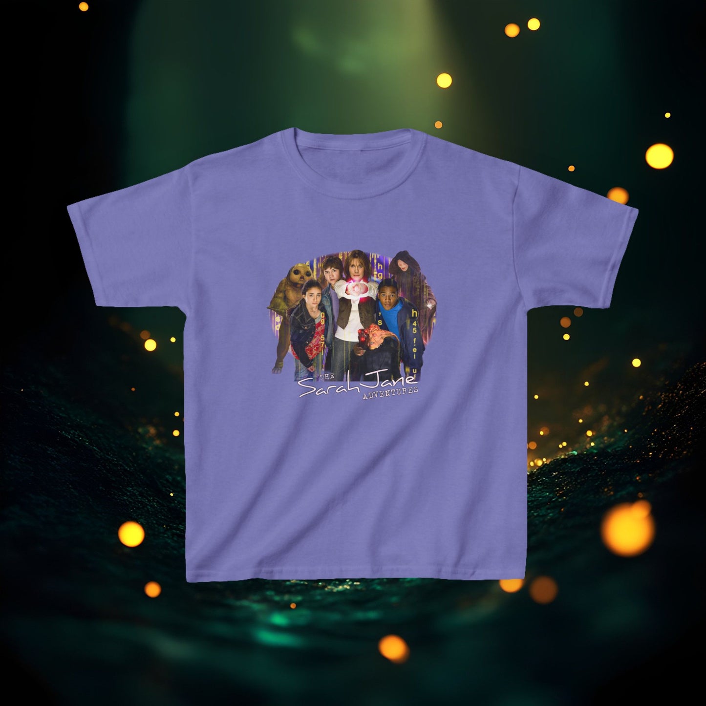 "The Sarah Jane Adventures" Original Gang - Kids Heavy Cotton T-shirt