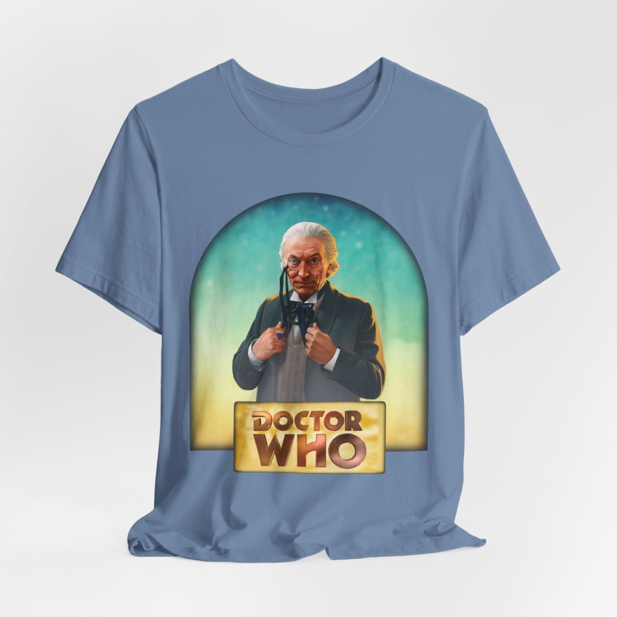 1st Doctor (William Hartnell) and Doctor Who logo. - soapbox169 - A Little Gift Shop