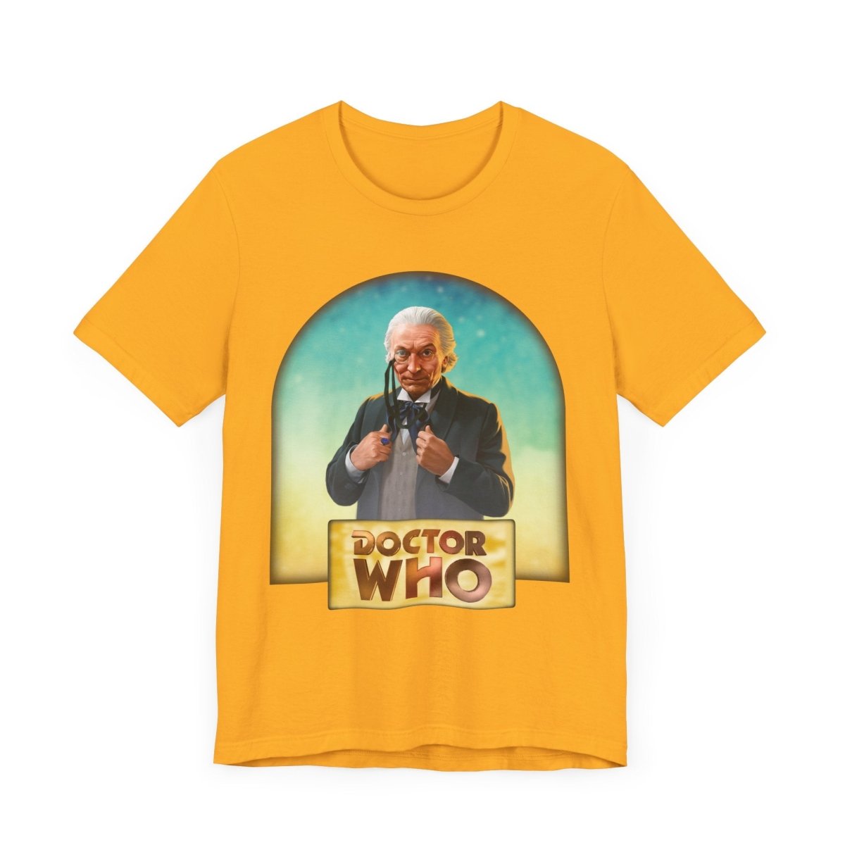 1st Doctor (William Hartnell) and Doctor Who logo. - soapbox169 - A Little Gift Shop
