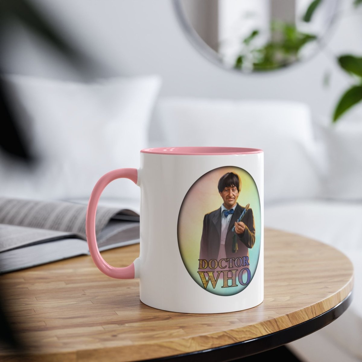 2nd Doctor (Patrick Troughton) and Doctor Who logo mug. - soapbox169 - A Little Gift Shop
