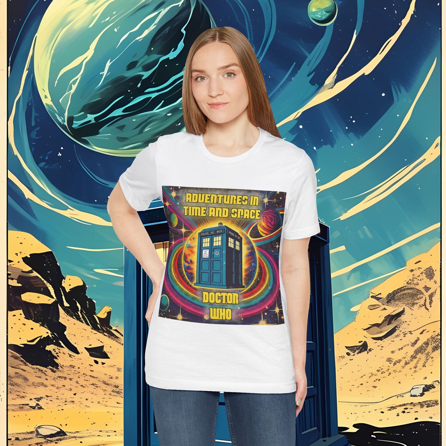 1960's "Adventures in Time and Space" album artwork featuring The TARDIS