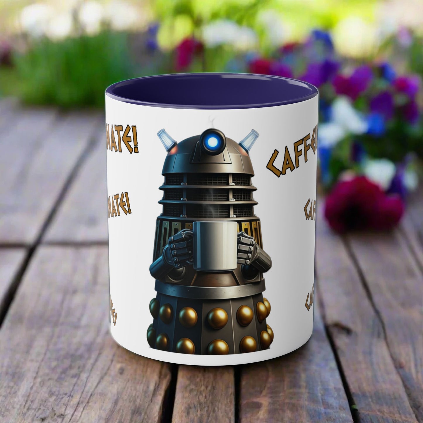 Dalek No.5 CAFFEINATE! Coffee Mug Collection.