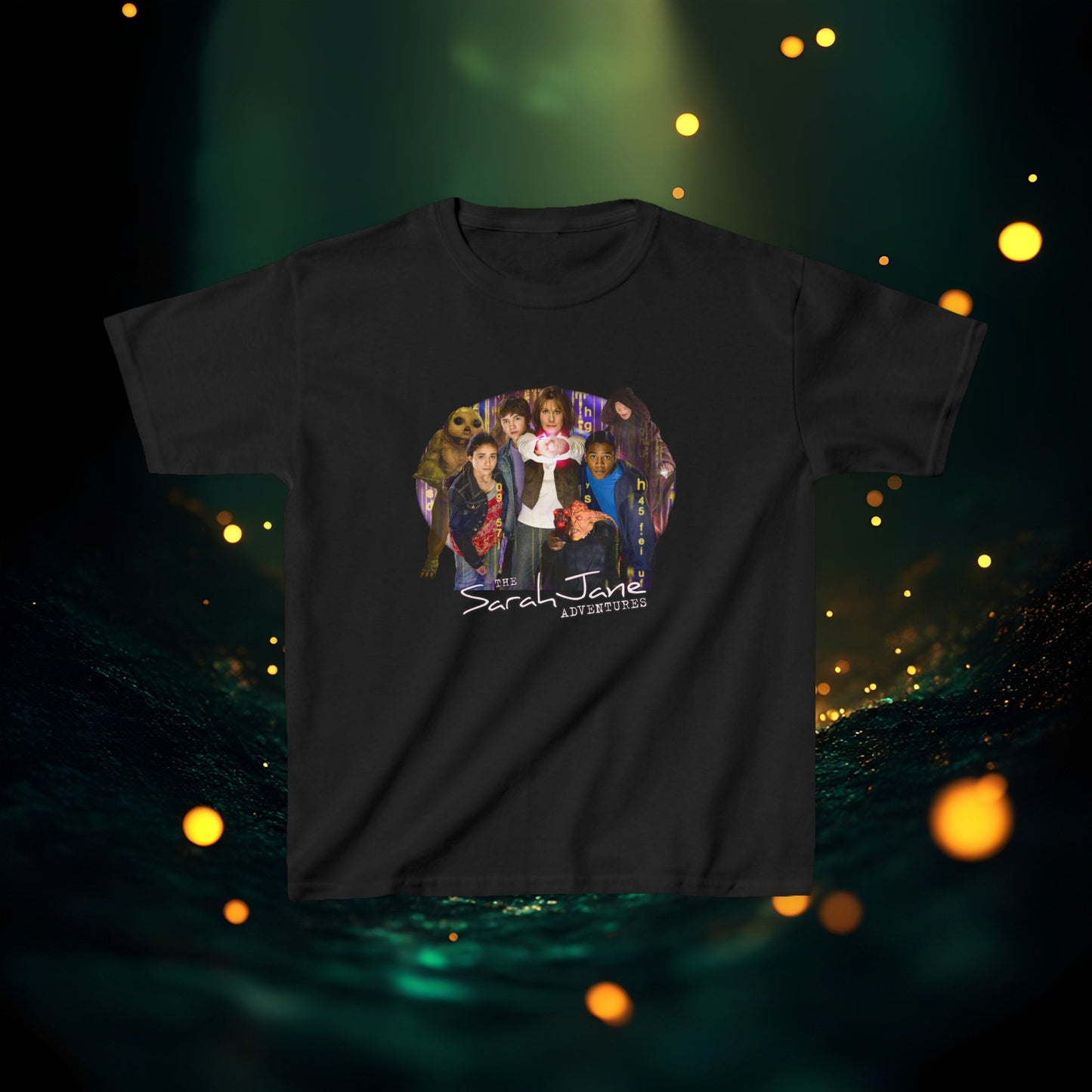 "The Sarah Jane Adventures" Original Gang - Kids Heavy Cotton T-shirt