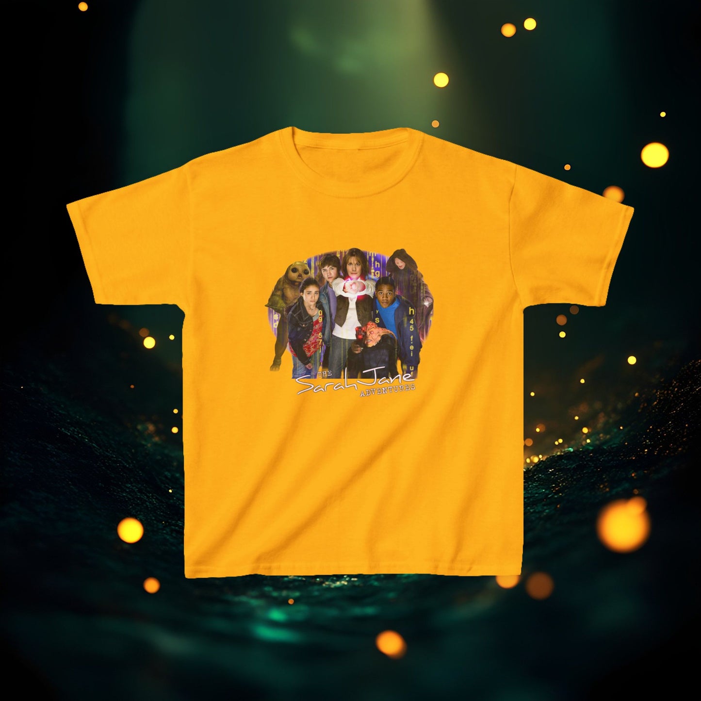 "The Sarah Jane Adventures" Original Gang - Kids Heavy Cotton T-shirt