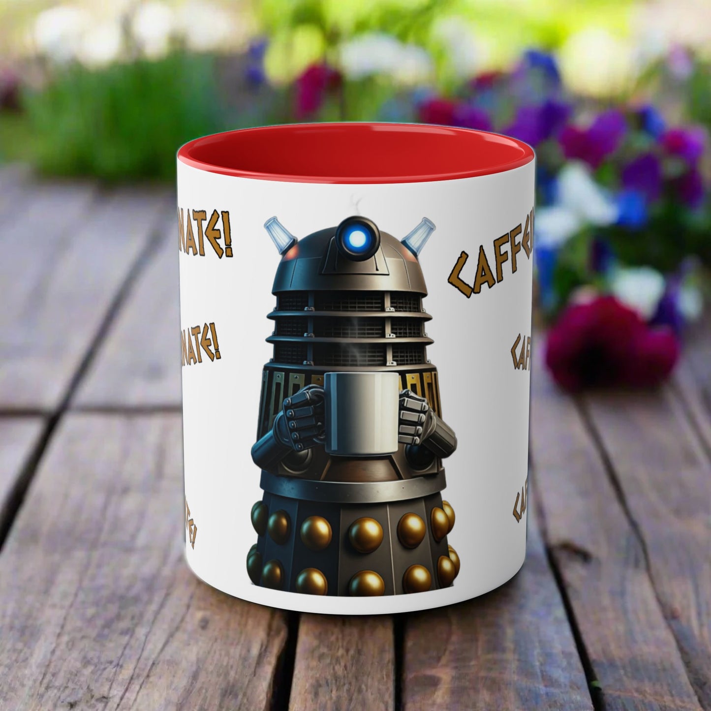 Dalek No.5 CAFFEINATE! Coffee Mug Collection.