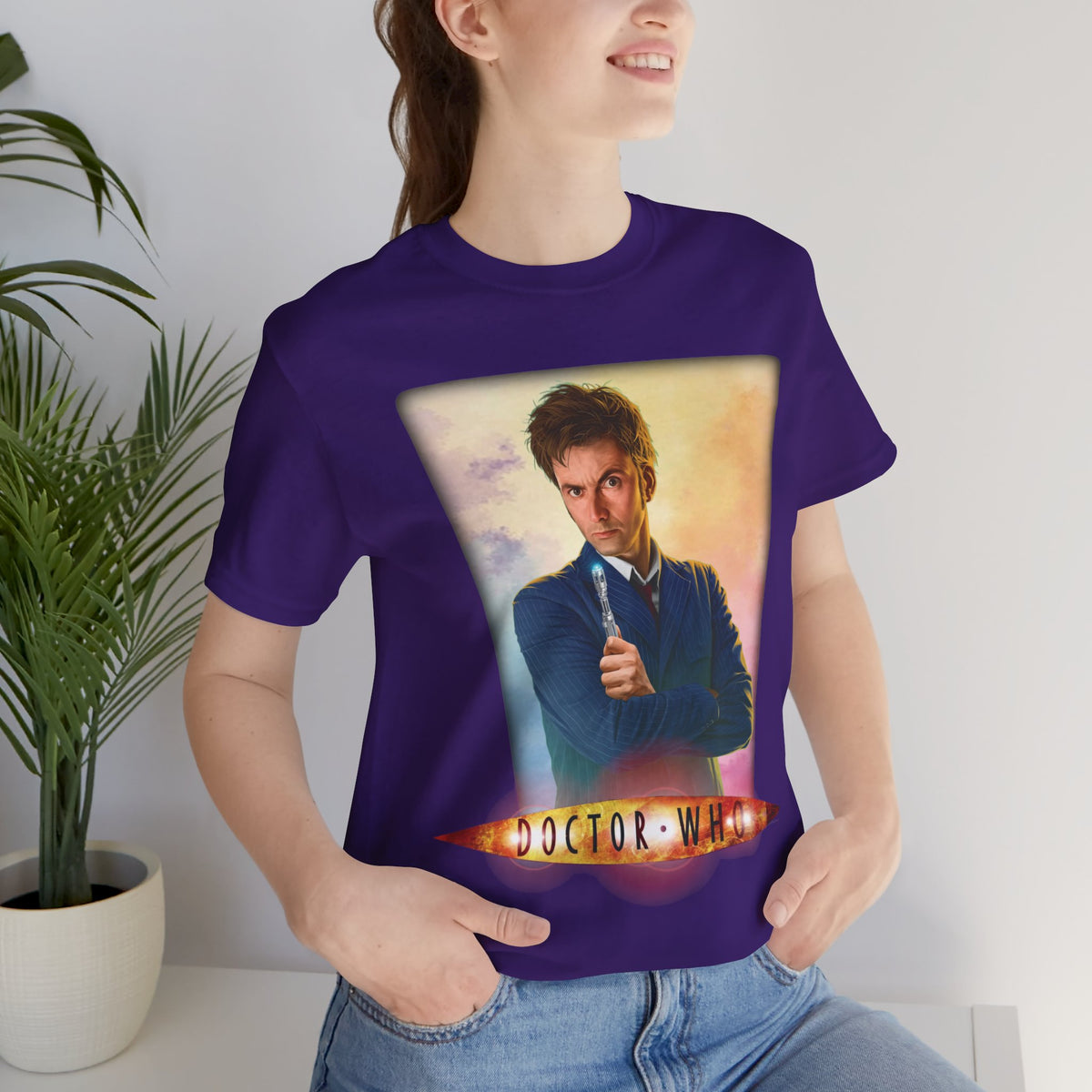 Doctor Who 10th & 14th Doctor Logo T-shirt — David Tennant