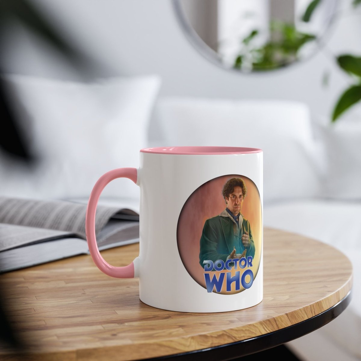 8th Doctor (Paul McGann) and Doctor Who logo mug - soapbox169 - A Little Gift Shop