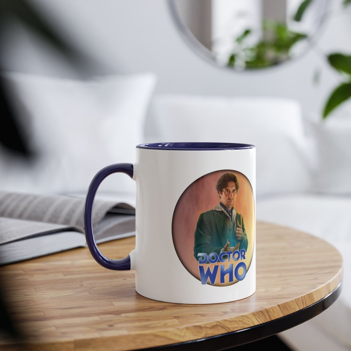 8th Doctor (Paul McGann) and Doctor Who logo mug - soapbox169 - A Little Gift Shop