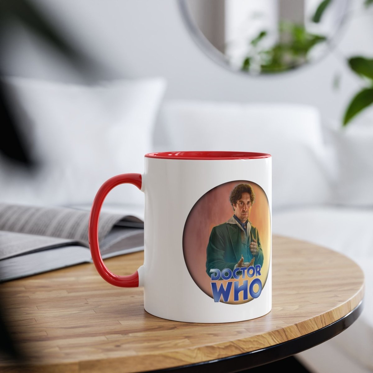 8th Doctor (Paul McGann) and Doctor Who logo mug - soapbox169 - A Little Gift Shop