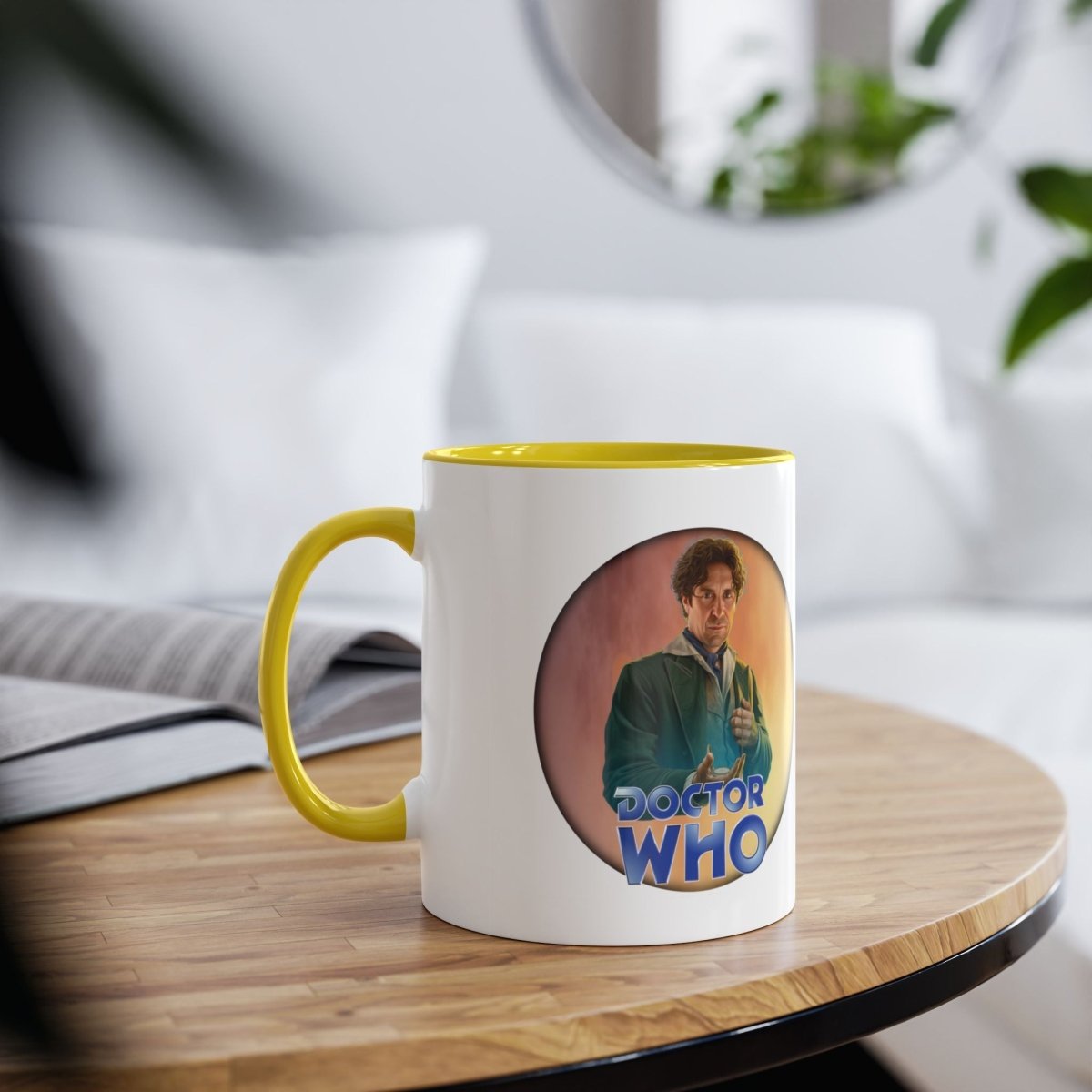 8th Doctor (Paul McGann) and Doctor Who logo mug - soapbox169 - A Little Gift Shop