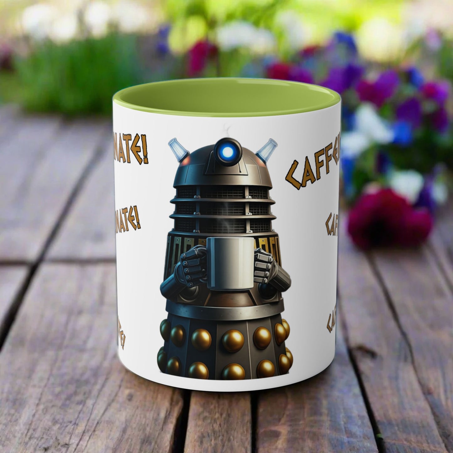 Dalek No.5 CAFFEINATE! Coffee Mug Collection.