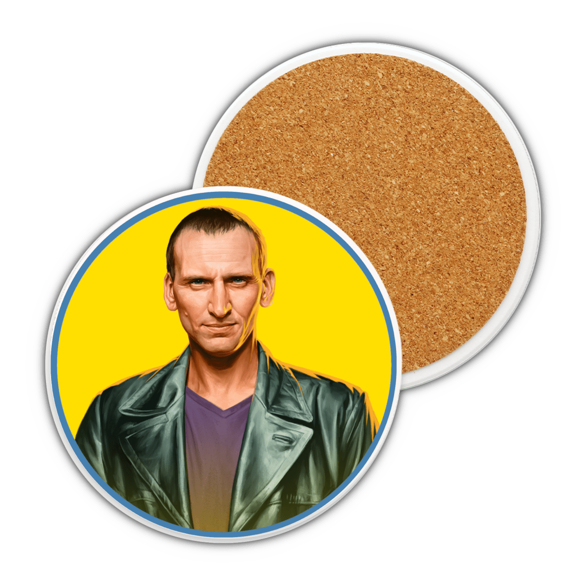 9th Doctor Ceramic Coaster Collection - soapbox169 - A Little Gift Shop