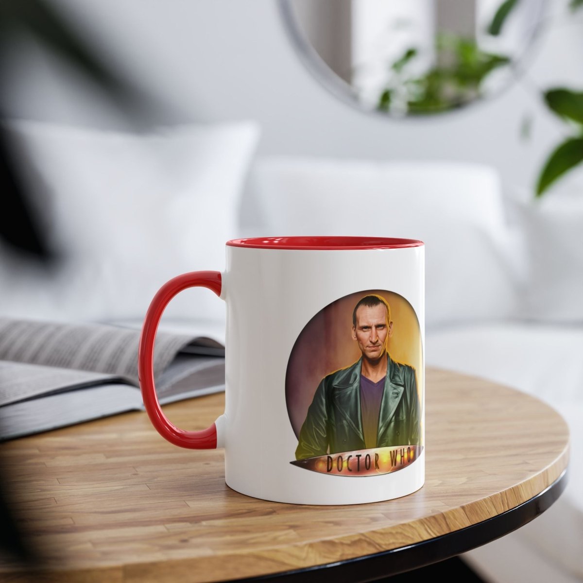 9th Doctor (Christopher Eccleston) and Doctor Who logo mug. - soapbox169 - A Little Gift Shop