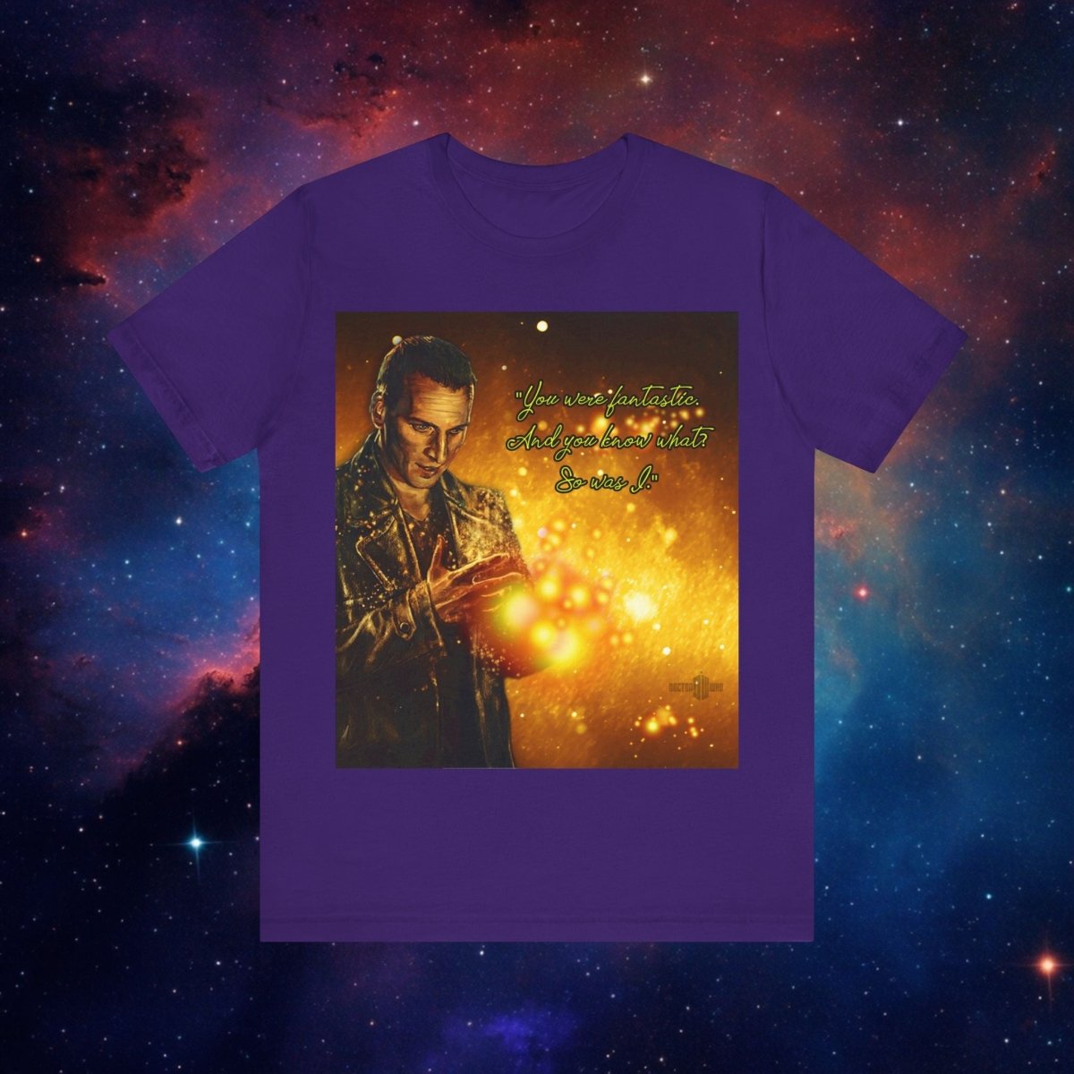9th Doctor says "Goodbye" T-shirt - soapbox169 - A Little Whovian Gift Shop