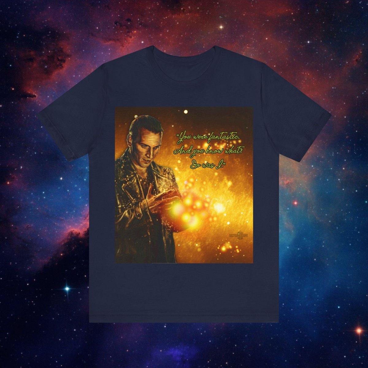 9th Doctor says "Goodbye" T-shirt - soapbox169 - A Little Whovian Gift Shop