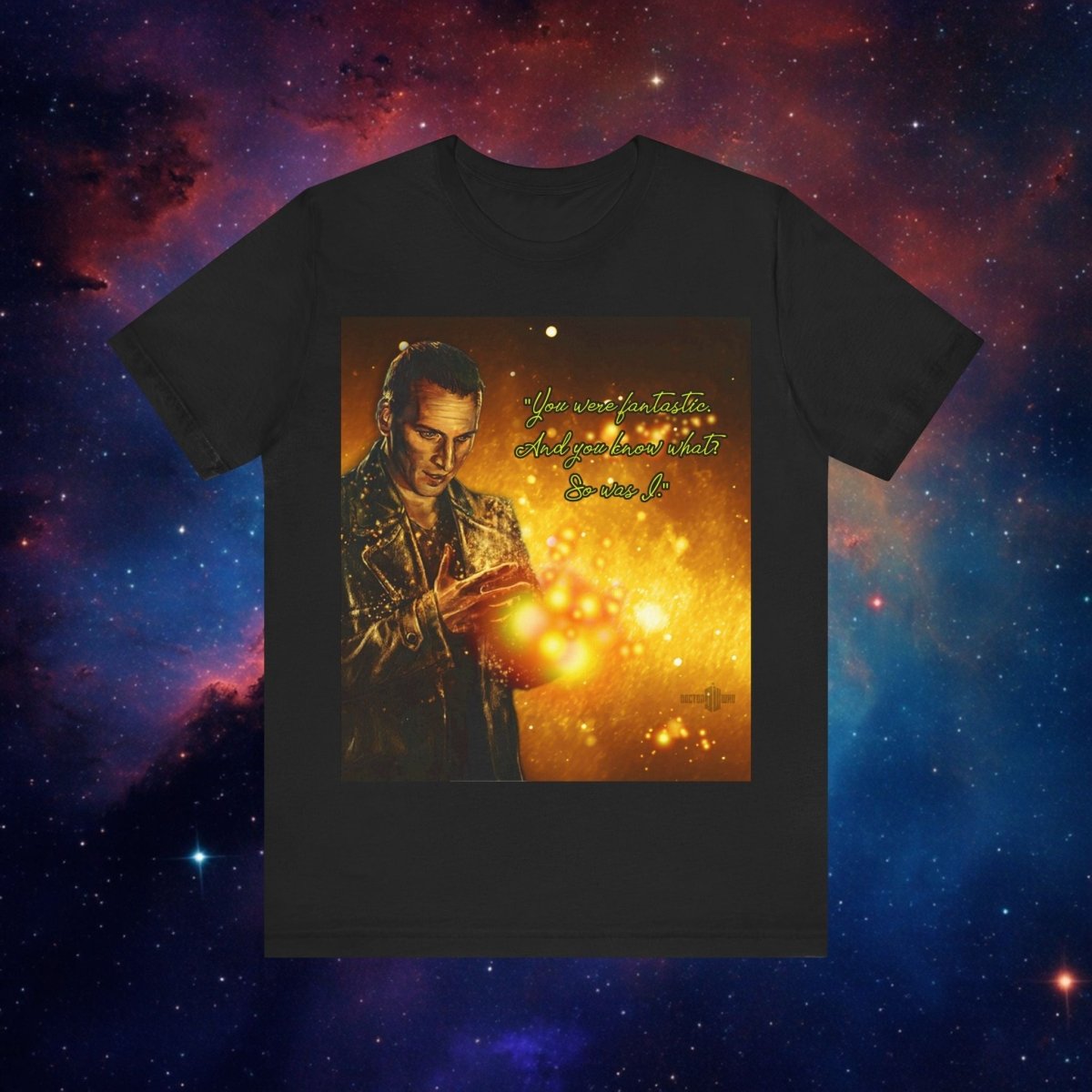 9th Doctor says "Goodbye" T-shirt - soapbox169 - A Little Whovian Gift Shop