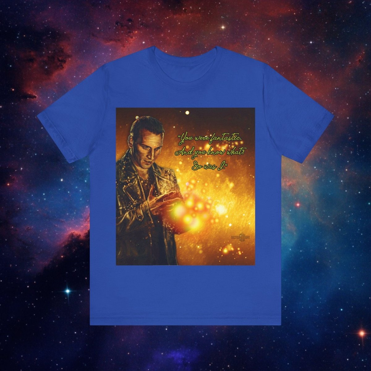 9th Doctor says "Goodbye" T-shirt - soapbox169 - A Little Whovian Gift Shop