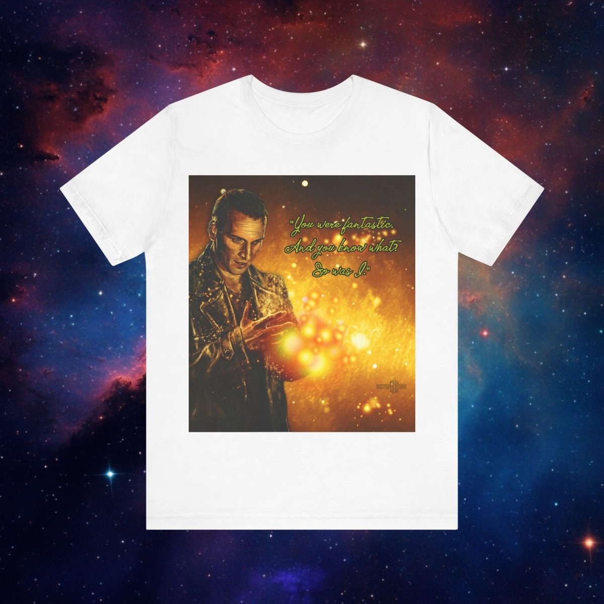 9th Doctor says "Goodbye" T-shirt - soapbox169 - A Little Whovian Gift Shop