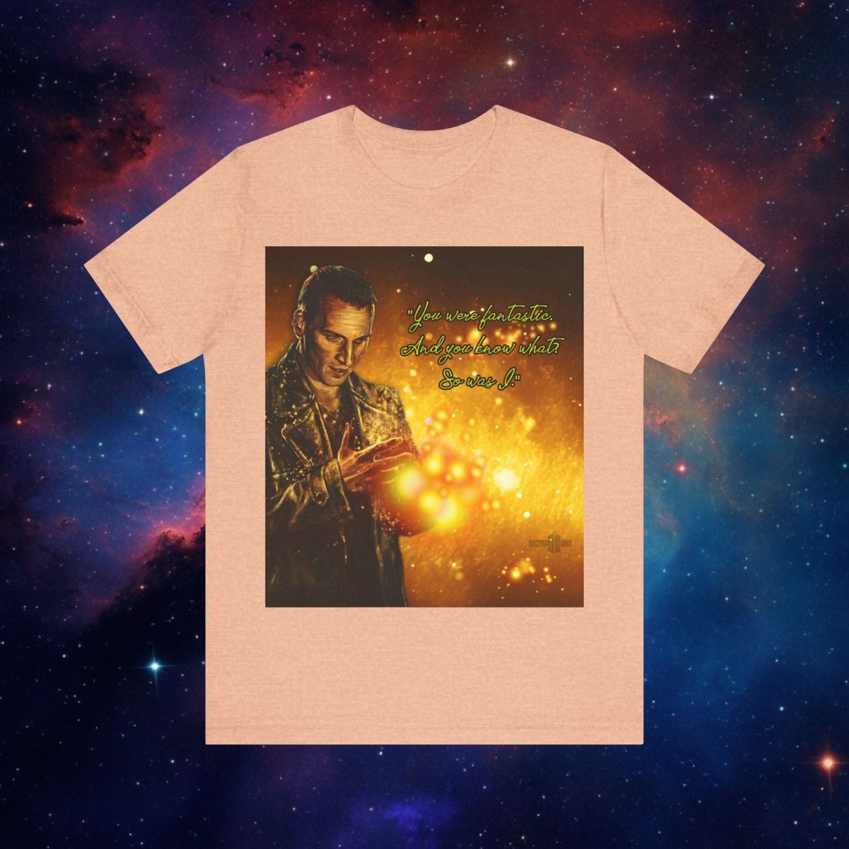 9th Doctor says "Goodbye" T-shirt - soapbox169 - A Little Whovian Gift Shop