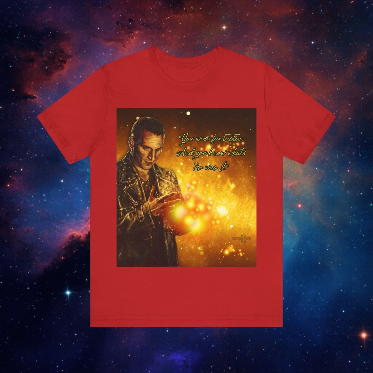 9th Doctor says "Goodbye" T-shirt - soapbox169 - A Little Whovian Gift Shop