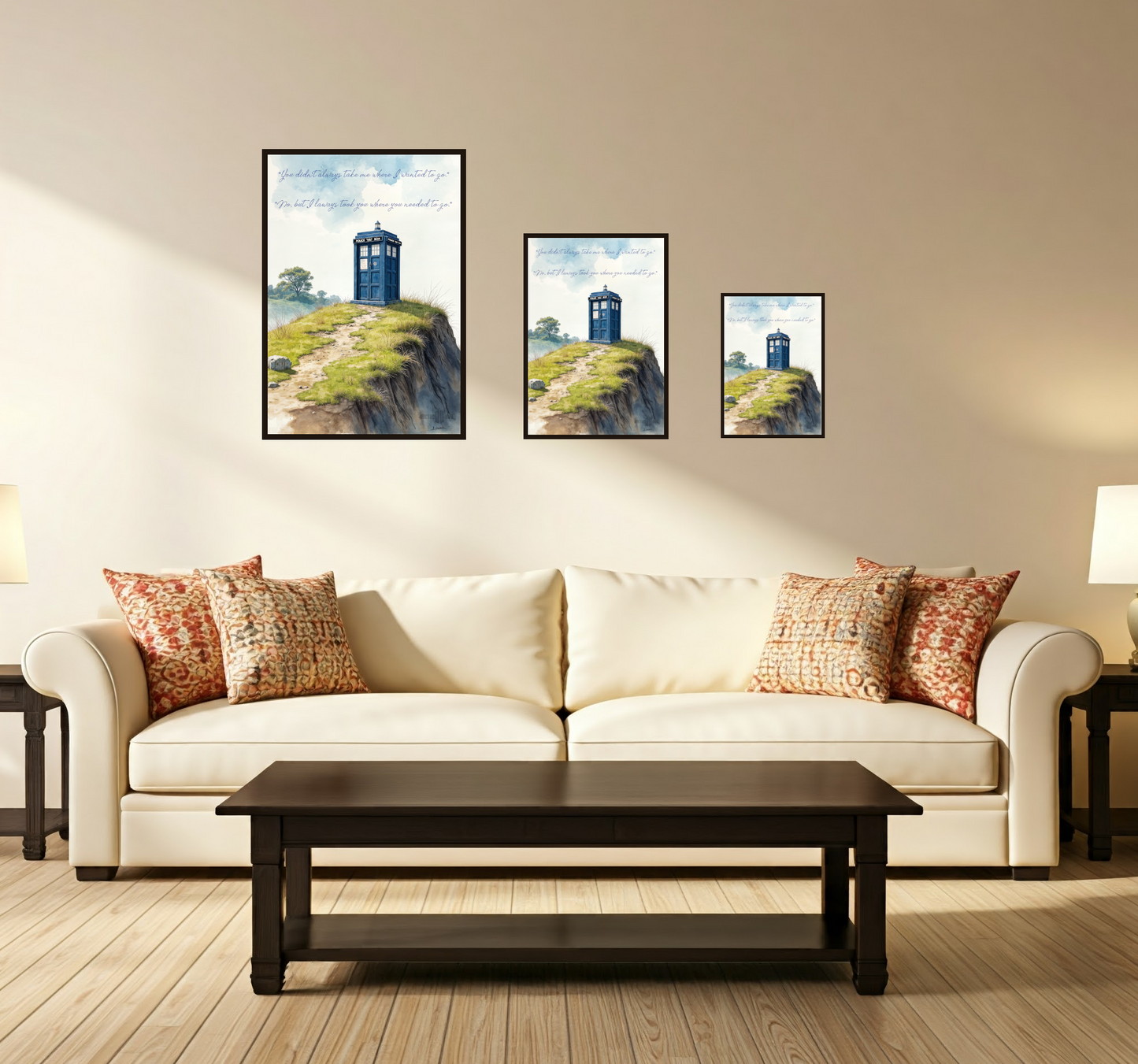 "You didn't always take me..."  Quote between 11th Doctor and The TARDIS - Poster