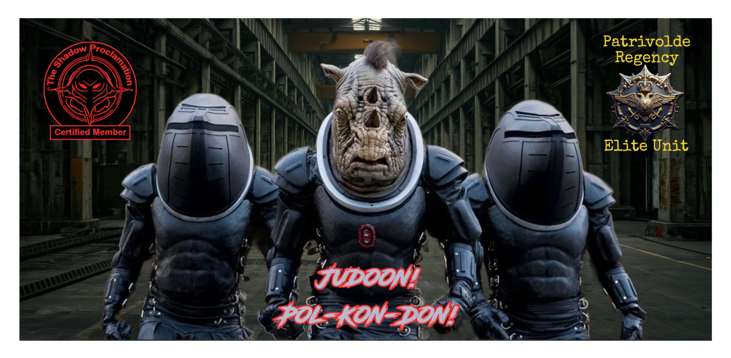 Doctor Who - Judoon Platoon featuring accreditation (Like they need it!)