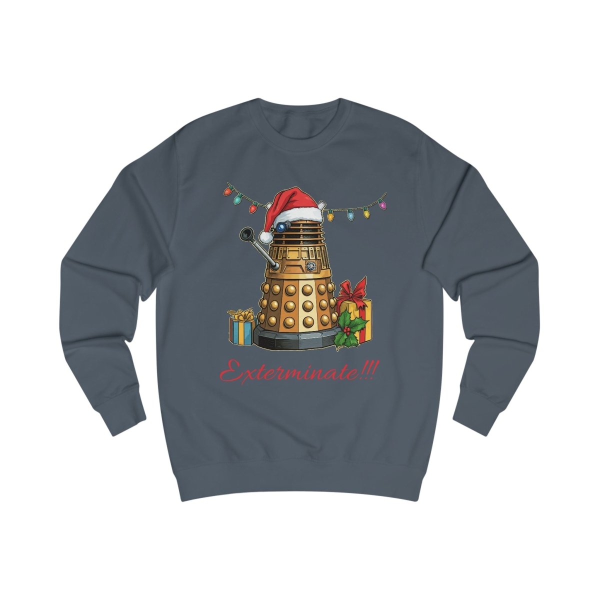 Dalek at Xmas with presents Sweatshirt - soapbox169 - A Little Gift Shop