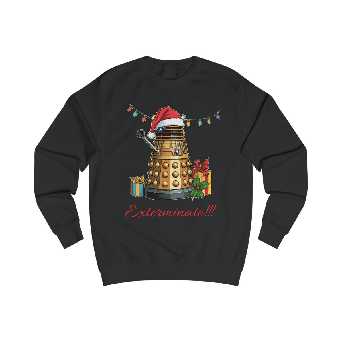 Dalek at Xmas with presents Sweatshirt - soapbox169 - A Little Gift Shop