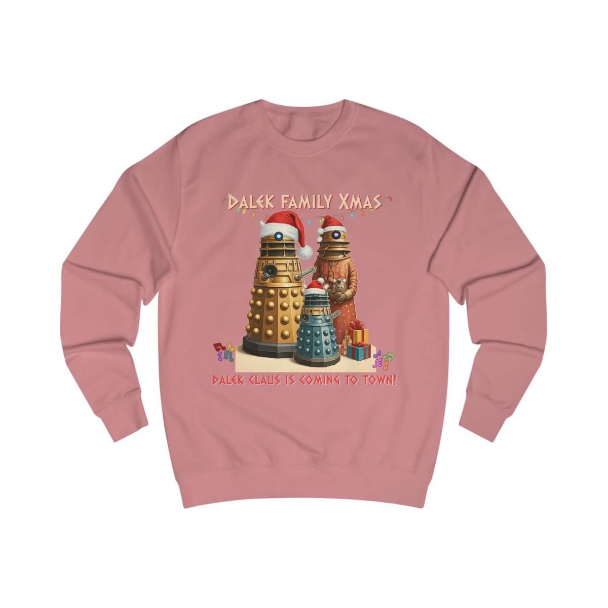 Dalek Family singing at Xmas Sweatshirt - soapbox169 - A Little Gift Shop