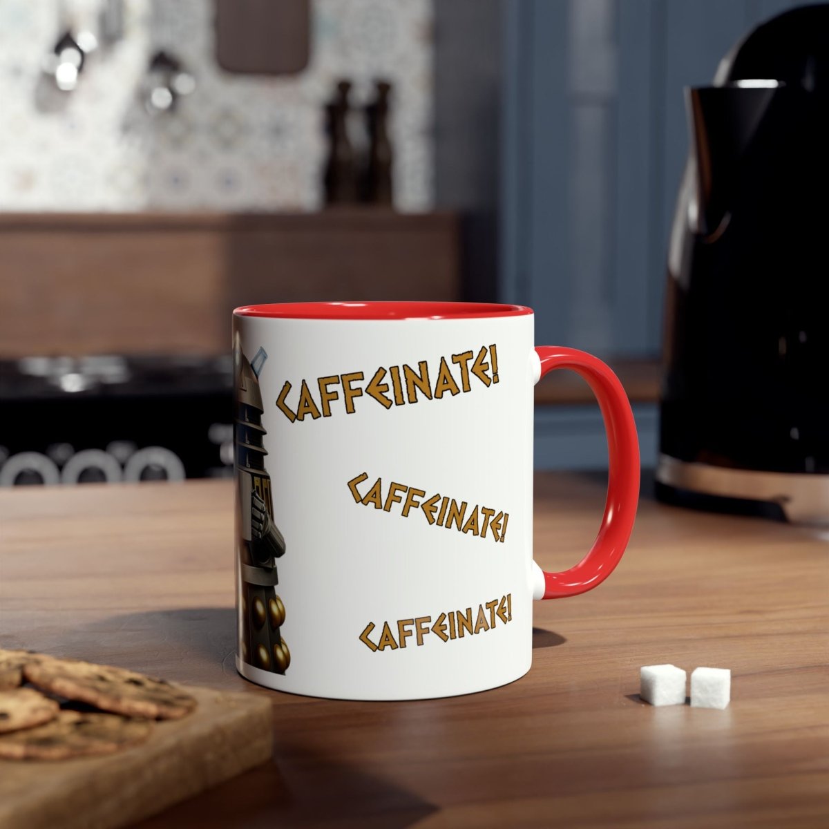 Dalek No.5 CAFFEINATE! Coffee Mug Collection. - Mug