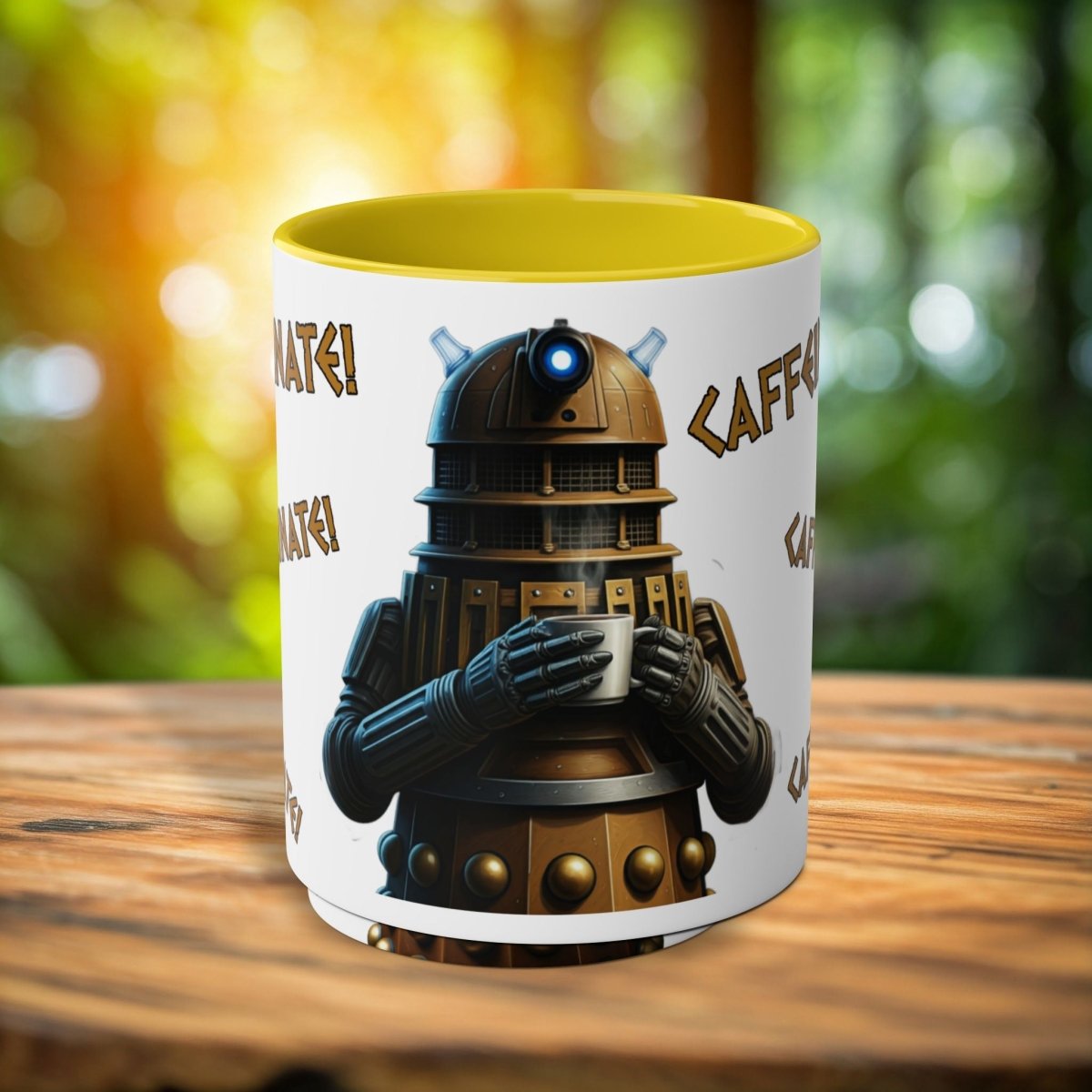 Dalek No.6 CAFFEINATE! Coffee Mug Collection. - Mug