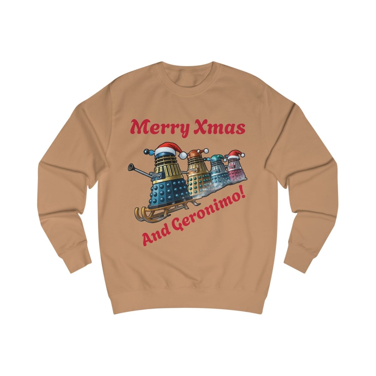 Dalek Xmas Skiing Conga Sweatshirt - soapbox169 - A Little Gift Shop
