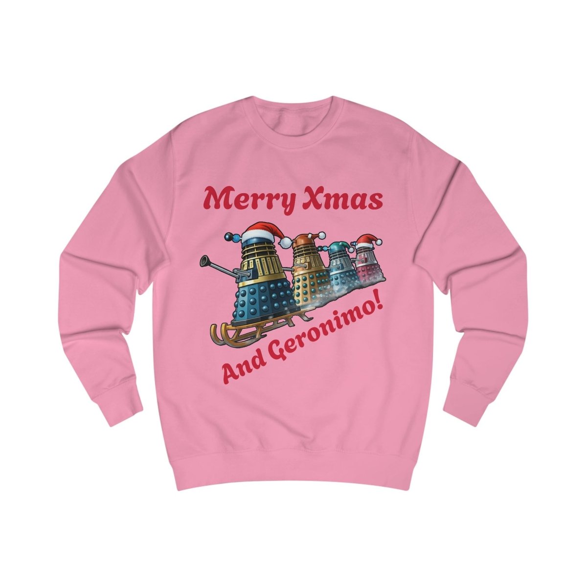 Dalek Xmas Skiing Conga Sweatshirt - soapbox169 - A Little Gift Shop