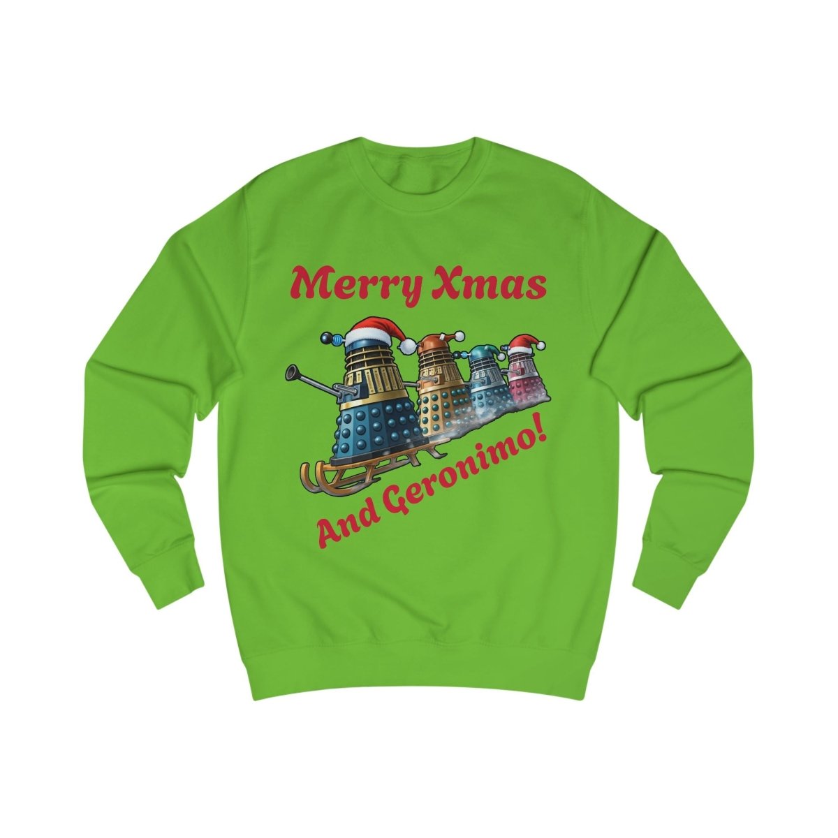 Dalek Xmas Skiing Conga Sweatshirt - soapbox169 - A Little Gift Shop