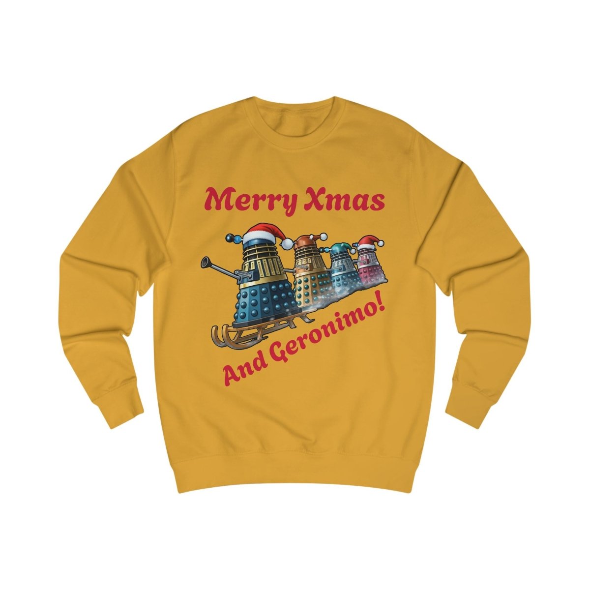 Dalek Xmas Skiing Conga Sweatshirt - soapbox169 - A Little Gift Shop